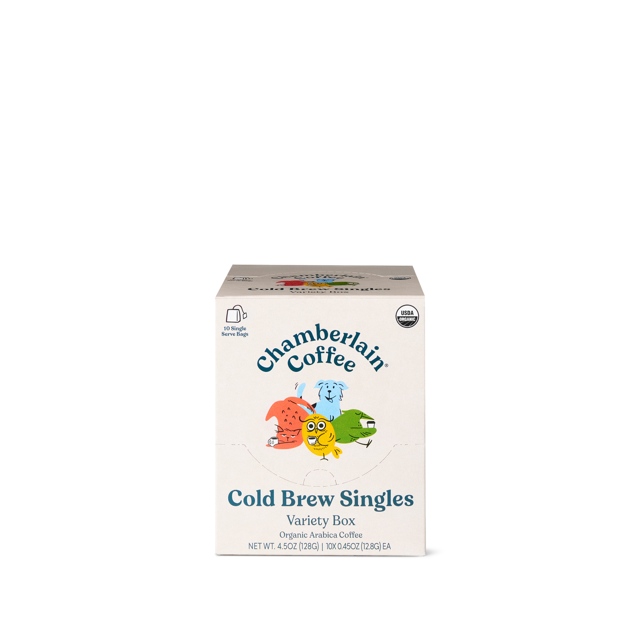 Organic Variety Cold Brew Singles  Product Shot Front